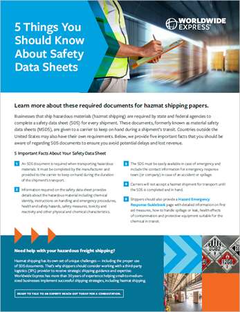 in a warehouse with shelves of goods in the background. The scene is partially overlaid with a blue geometric pattern.|A person in a reflective vest holds a clipboard and pen