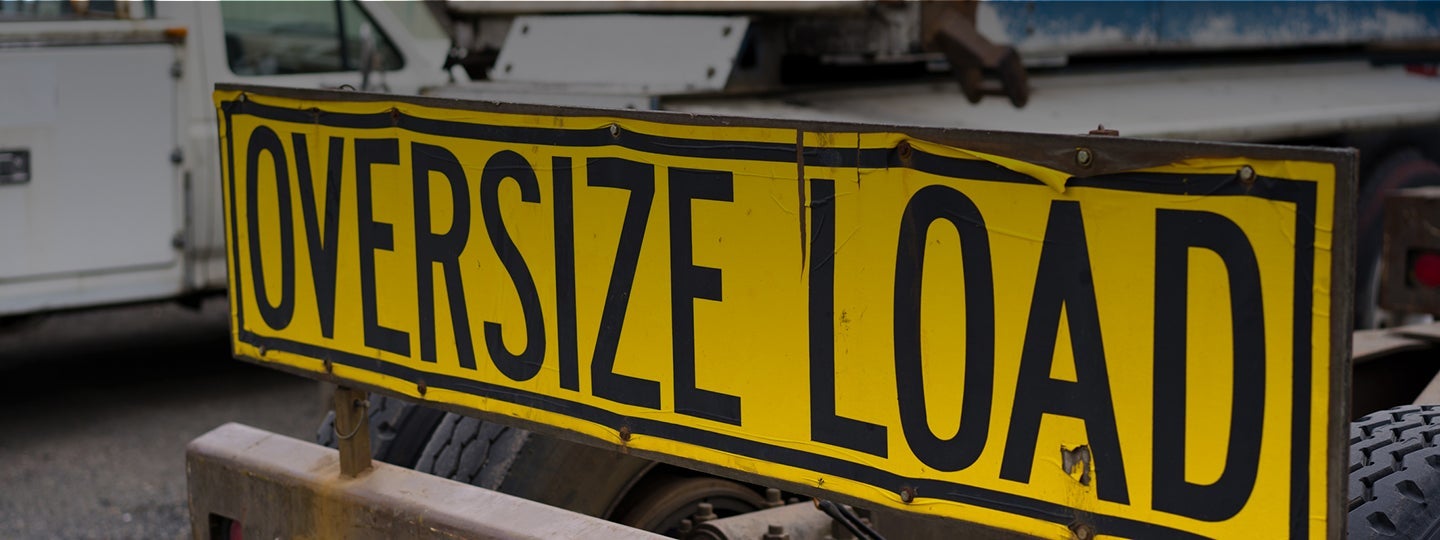 attached to the front of a trailer