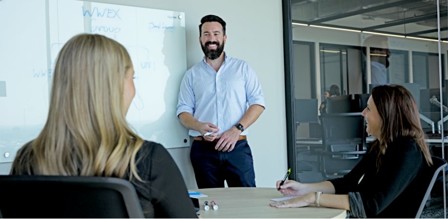 office with people working